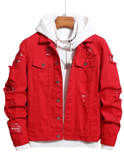 Red Men's Jacket – Premium Outerwear Collection | Roefix Uganda